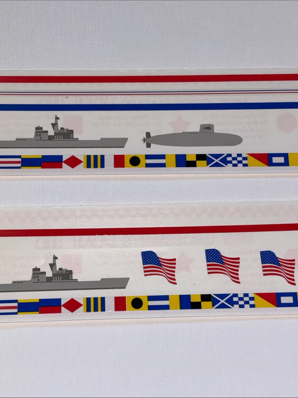 Vintage 1997 NAVY SHIPS MILITARY SUB MRS. Grossman's Design Lines Stickers
